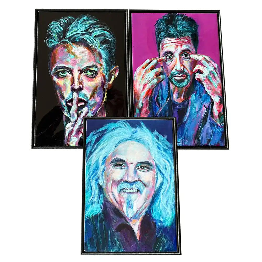 Framed Ceramic Tiles - Portraits 12” x 8”