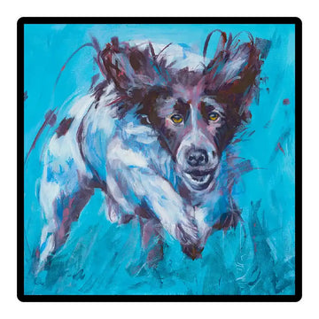 Chasing the Wind Framed  Ceramic Tile 10” x 8”
