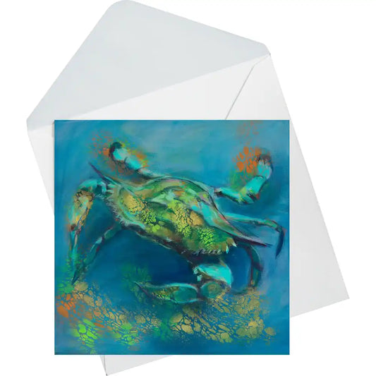 Crab Greeting Card - Pack of 5