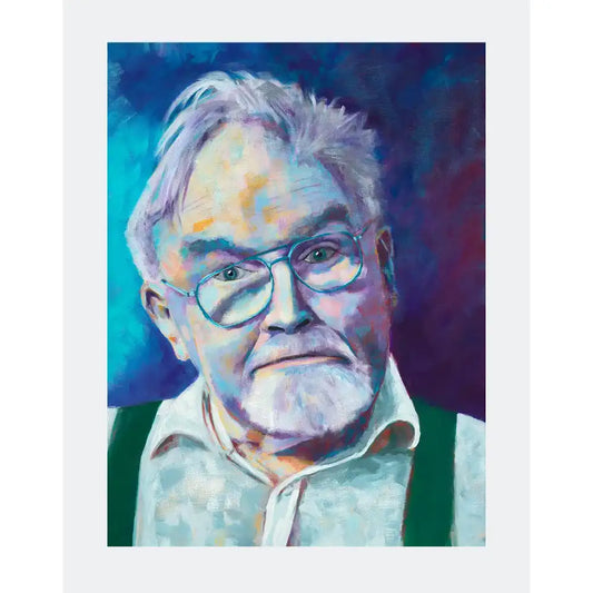 Alasdair Gray Portrait Print