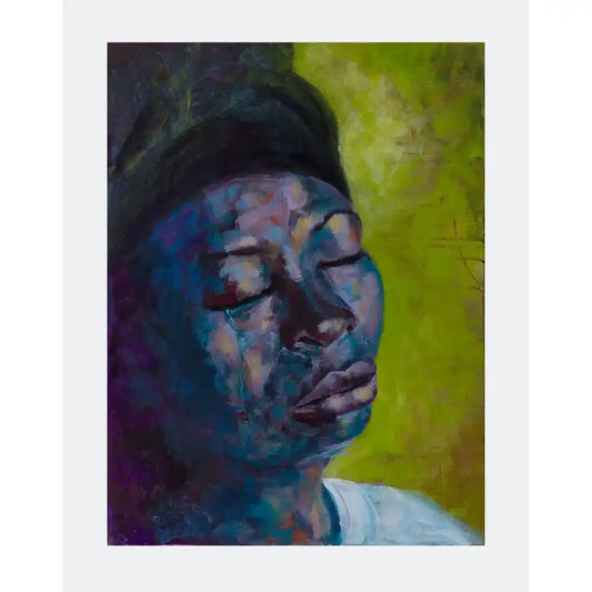 Tears of solitude  Portrait Print