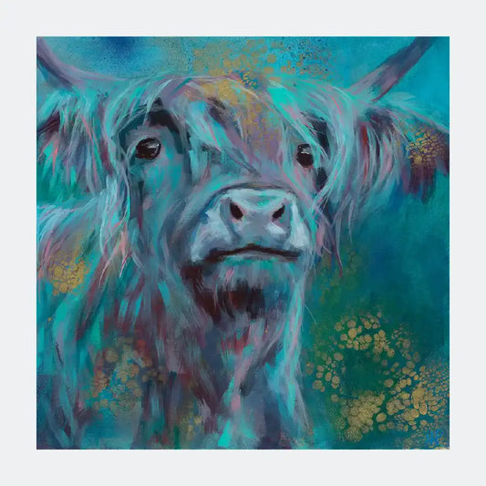 True Blue Wildlife Print